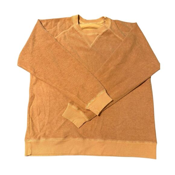 Men's cree neck long sleeve pullover fleece sweatshirt L - Picture 5 of 6